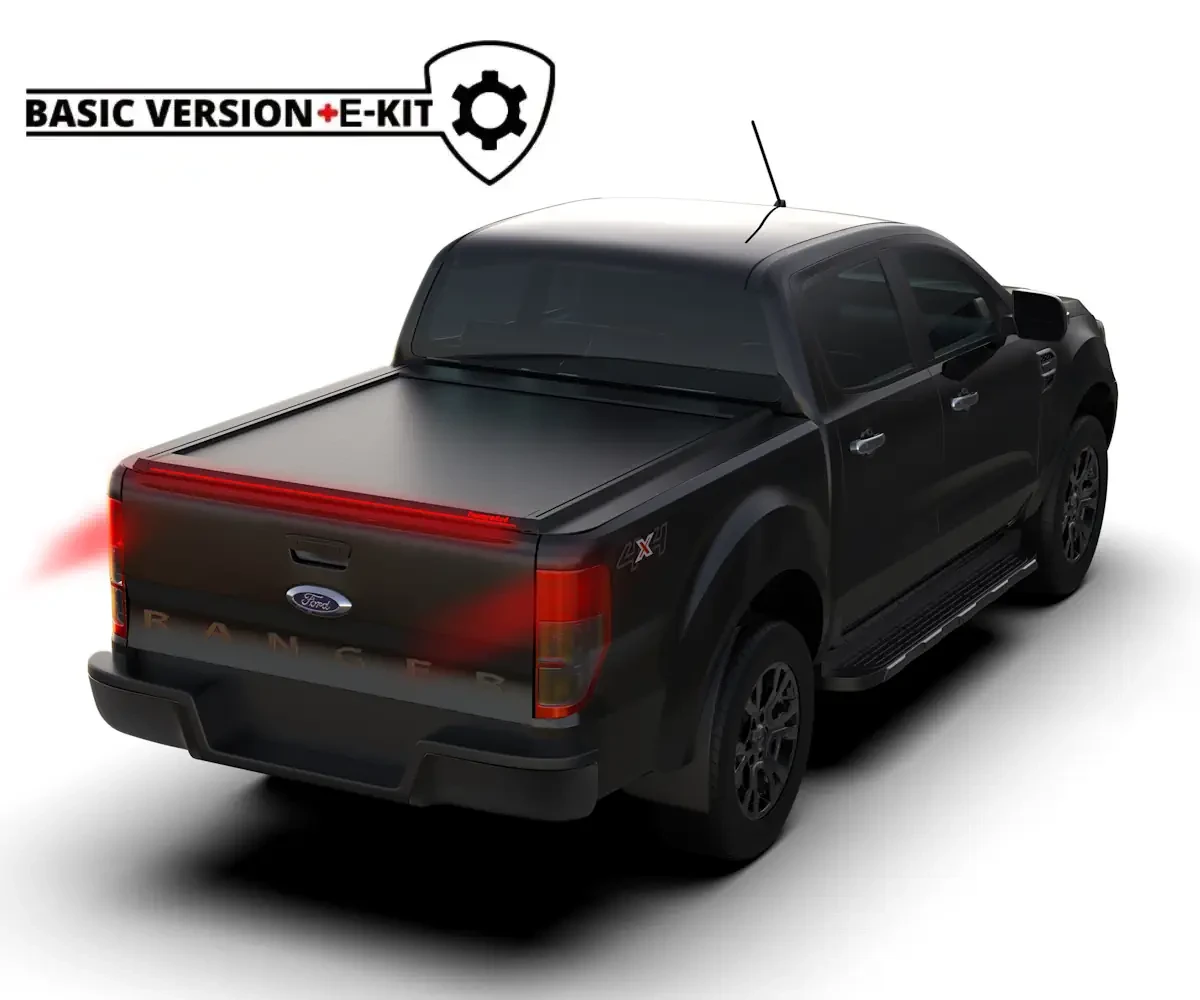 Купити Ролет для Ford Ranger 2012-2023 Tessera Roll+ (Basic+E-KIT) матовий чорний